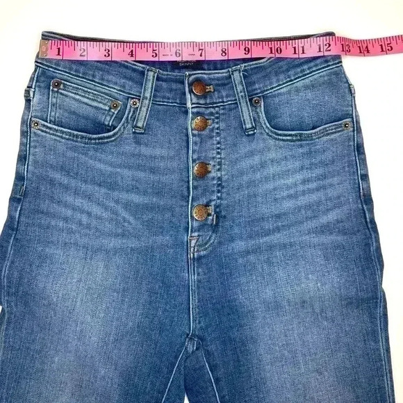 J Crew Womens High Rise Skinny Jeans Size 27 - Picture 4 of 8